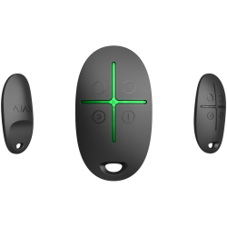 Ajax Alarme : Commandes et boutons panique Ajax SpaceControl  noir 6108.04.BL1