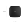 Ajax Alarme : Panneaux de contrôle Ajax Hub 2 4G noir 33151.108.BL1